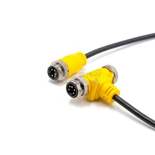 Alternative view of NMEA2000 Micro Trunk Cable with 5Pin 7/8" Male-Female T-Connector For Marine & Oceanic System