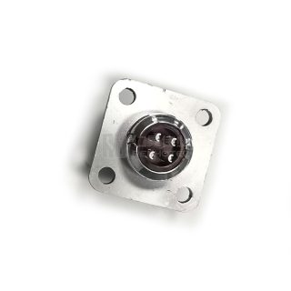 Alternative view of 2PM-14 Series 4Pin Male Panel Socket - 2РМТ14Б4Ш1В1В