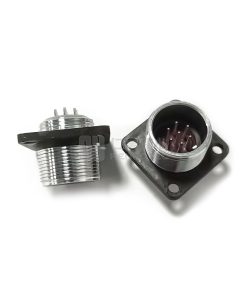 2PM-18 Series 7Pin Male Panel Socket - 2РМТ18Б7Ш1В1В