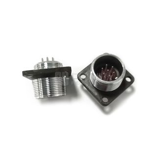 2PM-18 Series 7Pin Male Panel Socket - 2РМТ18Б7Ш1В1В