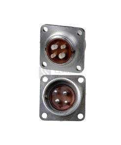 2PM-22 Series 4Pin Male Panel Socket - 2РМТ22Б4Ш3В1В