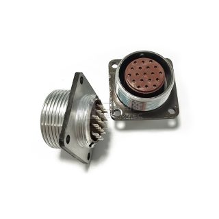 2PM-24 Series 19Pin Female Panel Socket - 2РМТ24Б19Г1В1В