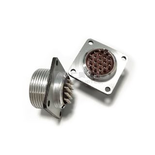 Alternative view of 2PM-24 Series 19Pin Female Panel Socket - 2РМТ24Б19Г1В1В