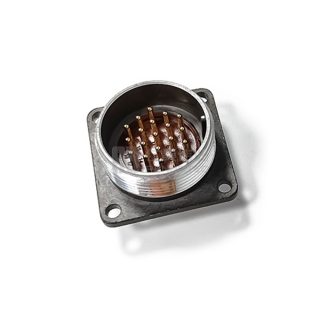 2PM-27 Series 19Pin Male Panel Socket with Gold Plated Pin - 2РМДТ27Б19Ш5А1В