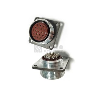 2PM-27 Series 19Pin Female Panel Socket - 2РМДТ27Б19Г5В1В
