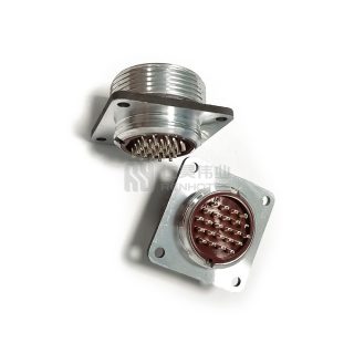 Alternative view of 2PM-27 Series 24Pin Female Panel Socket - 2РМТ27Б24Г1В1В