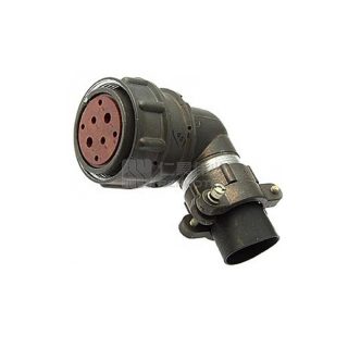 2PM-30 Series 8Pin Female Angled Cable Plug Unshielded - 2РМДТ30КУН8Г7В1В