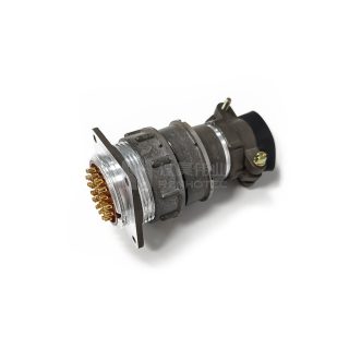 Alternative view of 2PM-33 Series 32Pin Female Panel socket with Gold-Plated Pin - 2РМДТ33Б32Г1А1В