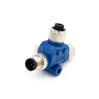 NMEA 2000 Micro 5Pin M12 Male-Female -Female Waterproof T-Splitter/Adapter For Marine & Oceanic System