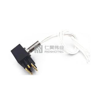 Flat Underwater Connector LPBH9M 9Pin Socket