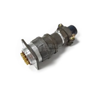 Alternative view of 2PM-27 Series 19Pin Female Straight Cable Plug Unshielded with Gold Plated Pin - 2РМДТ27КПН19Г5А1В