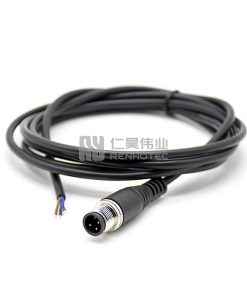 Односторонние формованные кабели M12 Male