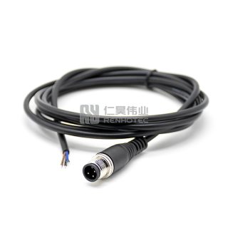 Односторонние формованные кабели M12 Male