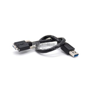 USB 3.0 Plug to Micro B Cable with Screw Lock for Industry Camera