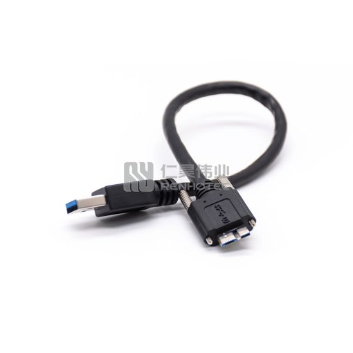 Кабель USB 3.0 Plug to Micro B с винтовым замком для промышленной камеры — изображение 3
