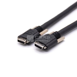SDR Plug to SDR Plug Camera Link Cable Assemblies with Screw Lock for Industrial Machine Vision