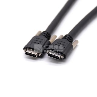 Alternative view of SDR Plug to SDR Plug Camera Link Cable Assemblies with Screw Lock for Industrial Machine Vision