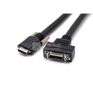 MDR Plug to SDR Plug Camera Link Cable Assemblies with Screw Lock for Industrial Machine Vision