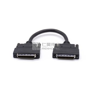 Alternative view of MDR Plug to MDR Plug Camera Link Cable Assemblies with Screw Lock for Industrial Machine Vision