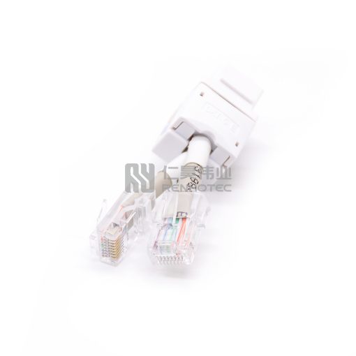 Кабель GigE камеры с разъемом RJ45 на два разъема RJ45, белый, 5 см — изображение 4