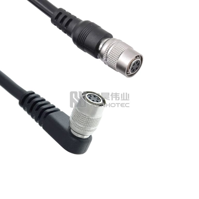 Home Camera Cable Compatible Hikvision Dahua Industrial Camera 6pin Plug Power Cable