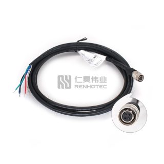 Кабель триггера I/O для промышленной камеры с 4-контактным разъемом Jack, силовой кабель HR10A-7P-4S