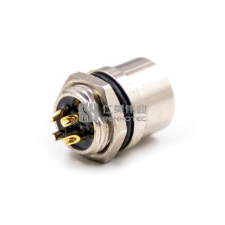 Alternative view of M12 Panel Mount Connectors Female Socket Solder Back Fastened(M12*1)