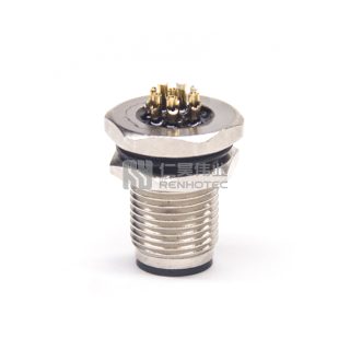 Alternative view of M12 Panel Mount Connectors Male Socket Solder Front Fastened(M12*1)