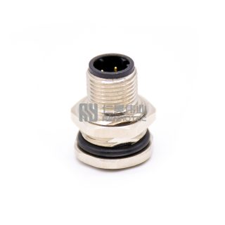 Alternative view of M12 Panel Mount Connectors Male Socket Solder Front Fastened(M16*1.5)