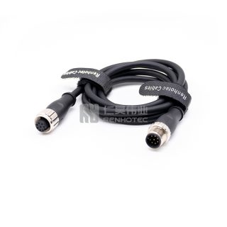 Формованные кабели M12 с мужской и женской стороны