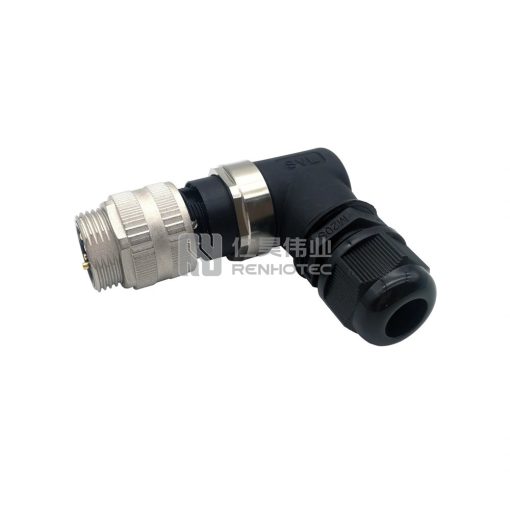 Мужской разъем 7/8'' с угловым подключением, винтовой клеммник