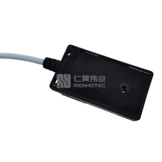 Alternative view of M12 Distribution Box 4-Port with PUR/PVC Cable Gray
