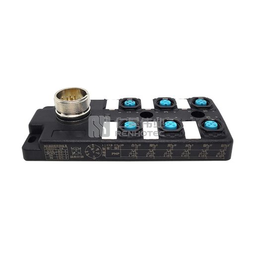 M12 Distribution Box 6-Port, Dual Channel PNP, LED Indication, Standard Body M23 Pre-Made Interface - Image 4