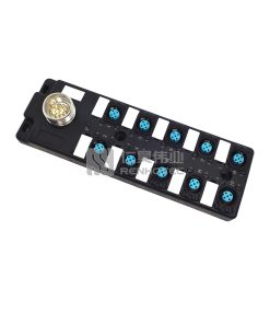 Распределительный блок M12 на 10 портов, одноканальный PNP, с LED-индикацией и стандартным корпусом M23 с предварительной сборкой