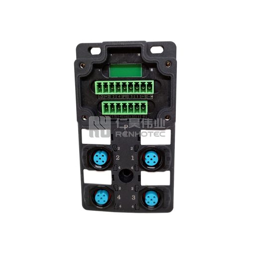 M12 Distribution Box 4-Port, Dual Channel PNP, LED Indication, Standard Body PCB Interface - Image 5