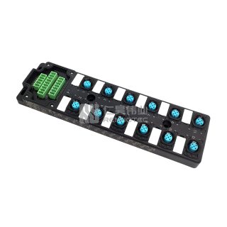 Распределительная коробка M12 12-портовая, одноканальная NPN, светодиодная индикация, интерфейс печатной платы стандартного корпуса
