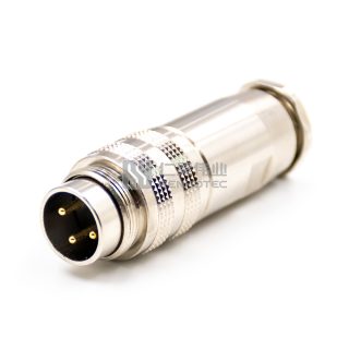 M16 Male Field Wireable Connectors Screw Terminal Mount with Metal PG