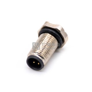 Накладная розетка M5 - монтаж через отверстие с гайкой с передней стороны