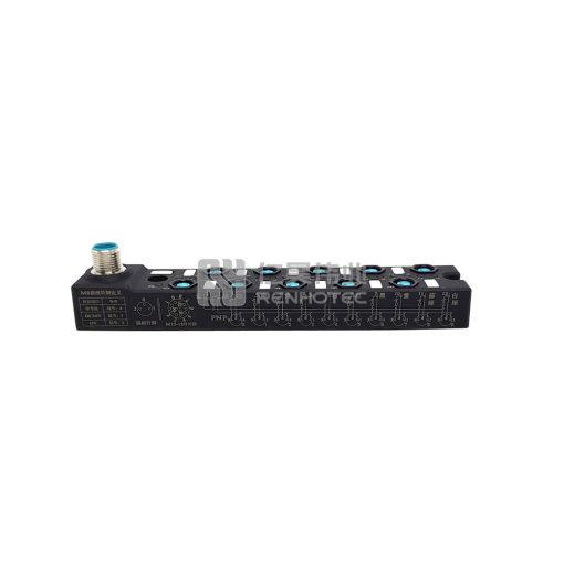 M8 Distribution Box 10-Port, Single Channel PNP, LED Indication, Wide Body M12 Pre-Made Interface - Image 4