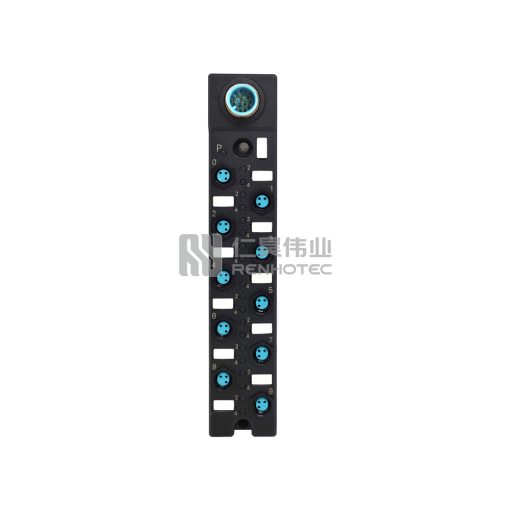 M8 Distribution Box 10-Port, Single Channel PNP, LED Indication, Wide Body M12 Pre-Made Interface - Image 5