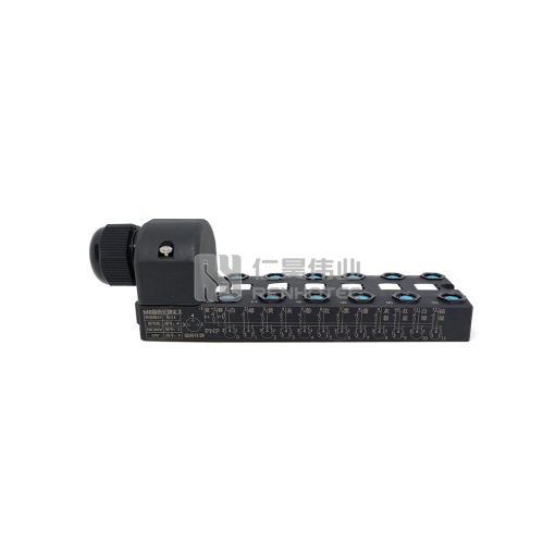 M8 Distribution Box 12-Port, Single Channel NPN, LED Indication, Wide Body PCB Interface with Junction Box - Image 5