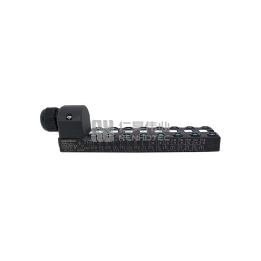M8 Distribution Box 16-Port, Single Channel PNP, LED Indication, Wide Body PCB Interface with Junction Box — изображение 2
