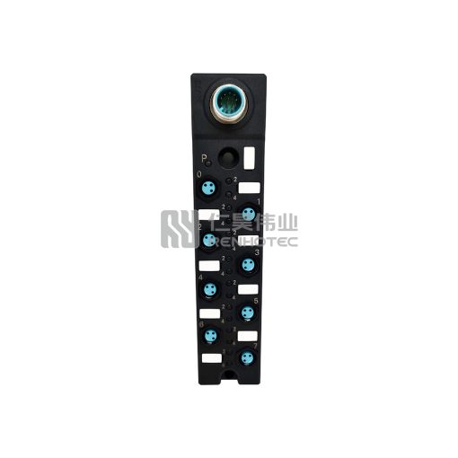 M8 Distribution Box 8-Port, Single Channel NPN, LED Indication, Narrow Body M12 Pre-Made Interface - Image 4