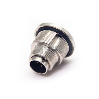 Накладная розетка M9 - крепление на гайку с передней стороны