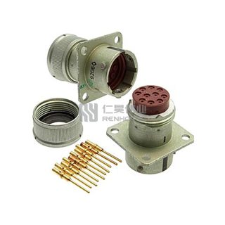 ZH23 Series Shell Size 18 10 Pin Male Socket with Simple Tail Attachment (Key Position: B) - СНЦ23-10/18В-1Б-В