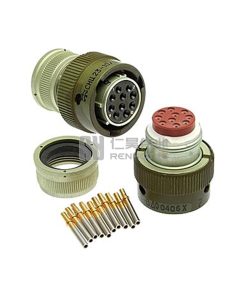 СНЦ23 Series Shell Size 18 10 Pin Female Plug with Simple Tail Attachment - СНЦ23-10/18Р-11-В
