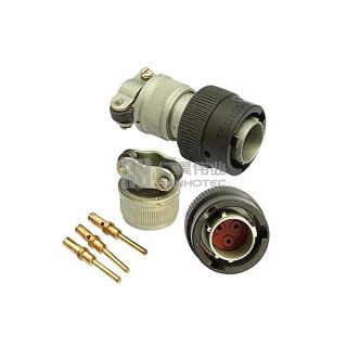 ZH23 Series Shell Size 14 3 Pin Male Plug with Straight Tail Attachment (Key Position: A) - СНЦ23-3/14В-6А-В