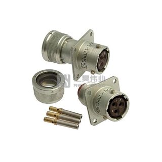 ZH23 Series Shell Size 14 3 Pin Male Socket with Simple Tail Attachment (Key Position: A) - СНЦ23-3/14Р-1А-В