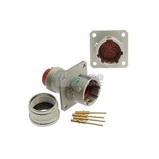 ZH23 Series Shell Size 14 4 Pin Male Socket with Simple Tail Attachment - СНЦ23-4/14В-1-В