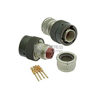 ZH23 Series Shell Size 14 4 Pin Male Plug with Simple Tail Attachment - СНЦ23-4/14В-11-В